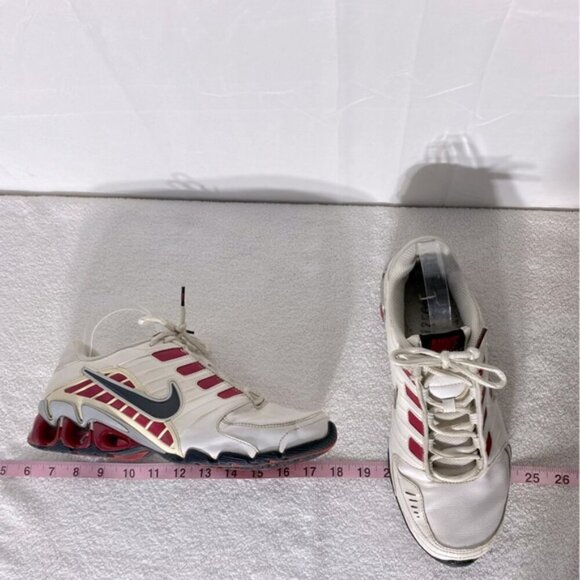 Vintage Nike Impax Atlas 2 White Red Lace Up Trainers Athletic Sneakers 8 - Picture 15 of 15